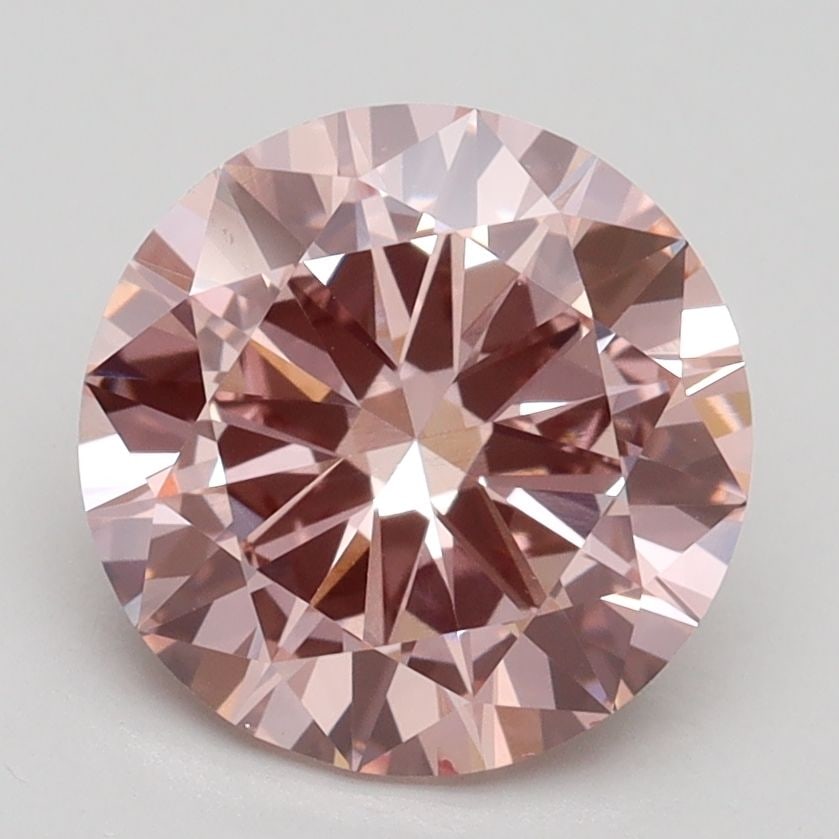 Loose Diamond - ROUND 2.5ct Fancy Intense Pink VS2: Loose Diamond - ROUND 2.5ct Fancy Intense Pink VS2 Source: This is a real non-mined Diamond that has been grown in a lab Shape: ROUND Carats: 2.5 Color: Fancy Intense Pink Certification: IGI Video: