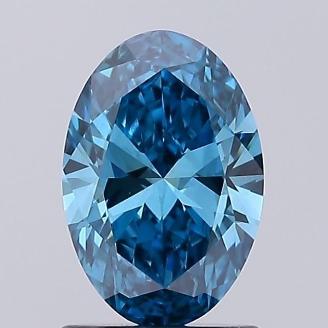 Loose Diamond - OVAL 1.17ct Fancy Vivid Blue VVS2: Loose Diamond - OVAL 1.17ct Fancy Vivid Blue VVS2 Source: This is a real non-mined Diamond that has been grown in a lab Shape: OVAL Carats: 1.17 Color: Fancy Vivid Blue Certification: IGI Video: