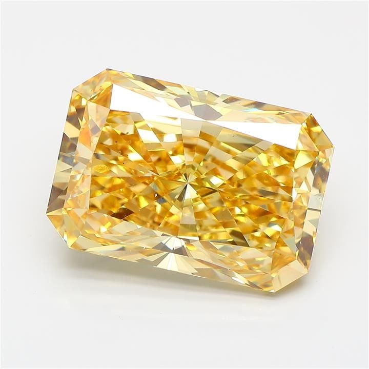 Loose Diamond - RADIANT 10.55ct Fancy Intense Yellow VS1: Loose Diamond - RADIANT 10.55ct Fancy Intense Yellow VS1 Source: This is a real non-mined Diamond that has been grown in a lab Shape: RADIANT Carats: 10.55 Color: Fancy Intense Yellow Certification: I