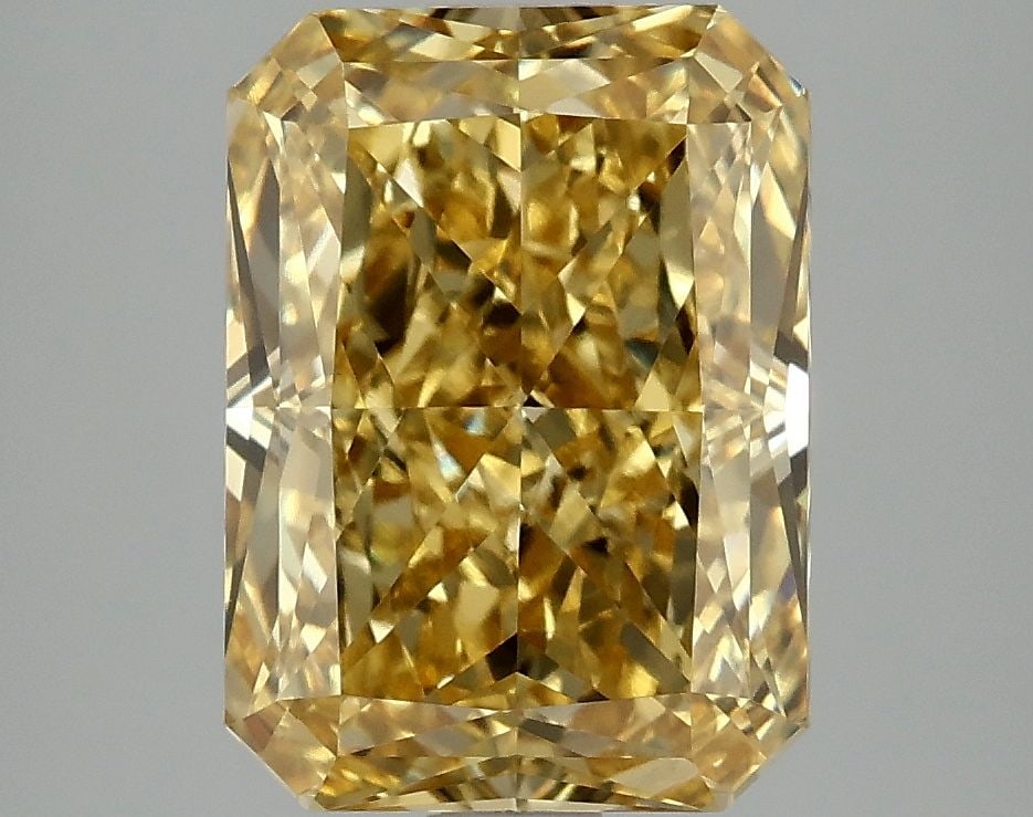 Loose Diamond - RADIANT 3.91ct Fancy Vivid Yellow VS1: Loose Diamond - RADIANT 3.91ct Fancy Vivid Yellow VS1 Source: This is a real non-mined Diamond that has been grown in a lab Shape: RADIANT Carats: 3.91 Color: Fancy Vivid Yellow Certification: IGI Vid