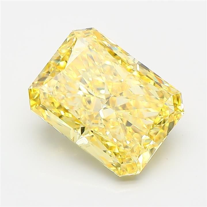 Loose Diamond - RADIANT 4.01ct Fancy Vivid Yellow VS1: Loose Diamond - RADIANT 4.01ct Fancy Vivid Yellow VS1 Source: This is a real non-mined Diamond that has been grown in a lab Shape: RADIANT Carats: 4.01 Color: Fancy Vivid Yellow Certification: IGI Vid