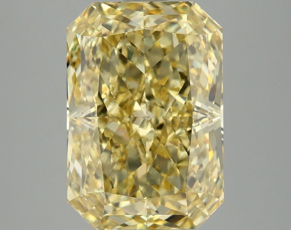 Loose Diamond - RADIANT 4.07ct Fancy Vivid Yellow VVS2: Loose Diamond - RADIANT 4.07ct Fancy Vivid Yellow VVS2 Source: This is a real non-mined Diamond that has been grown in a lab Shape: RADIANT Carats: 4.07 Color: Fancy Vivid Yellow Certification: IGI Vi