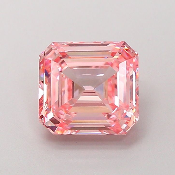 Loose Diamond - EMERALD 1.92ct Fancy Vivid Pink VVS2: Loose Diamond - EMERALD 1.92ct Fancy Vivid Pink VVS2 Source: This is a real non-mined Diamond that has been grown in a lab Shape: EMERALD Carats: 1.92 Color: Fancy Vivid Pink Certification: IGI Video: