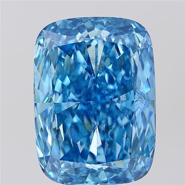 Loose Diamond - CUSHION MODIFIED 8.01ct Fancy Vivid Blue SI1 (1 of 1)