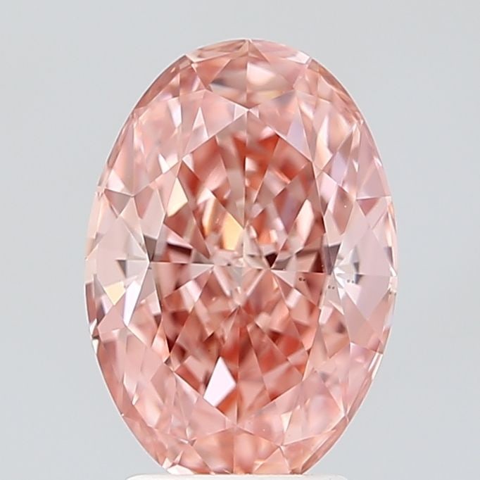 Loose Diamond - OVAL 2.91ct Fancy Vivid Pink VS1: Loose Diamond - OVAL 2.91ct Fancy Vivid Pink VS1 Source: This is a real non-mined Diamond that has been grown in a lab Shape: OVAL Carats: 2.91 Color: Fancy Vivid Pink Certification: IGI Video: Video