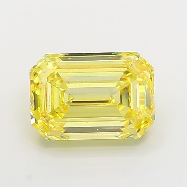 Loose Diamond - EMERALD 5.0ct Fancy Intense Yellow VS2: Loose Diamond - EMERALD 5.0ct Fancy Intense Yellow VS2 Source: This is a real non-mined Diamond that has been grown in a lab Shape: EMERALD Carats: 5.0 Color: Fancy Intense Yellow Certification: IGI V