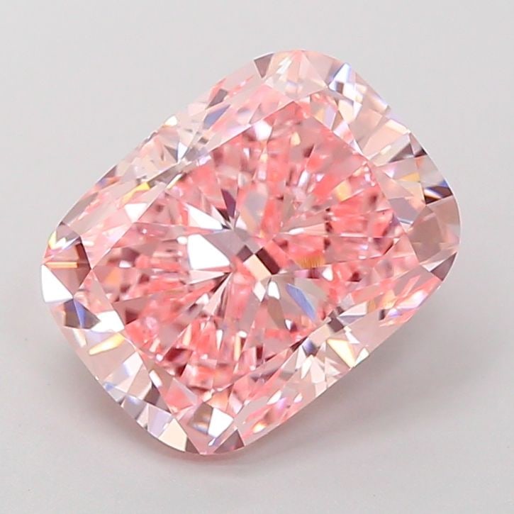 Loose Diamond - CUSHION MODIFIED 3.01ct Fancy Vivid Pink VVS1: Loose Diamond - CUSHION MODIFIED 3.01ct Fancy Vivid Pink VVS1 Source: This is a real non-mined Diamond that has been grown in a lab Shape: CUSHION MODIFIED Carats: 3.01 Color: Fancy Vivid Pink Certifi