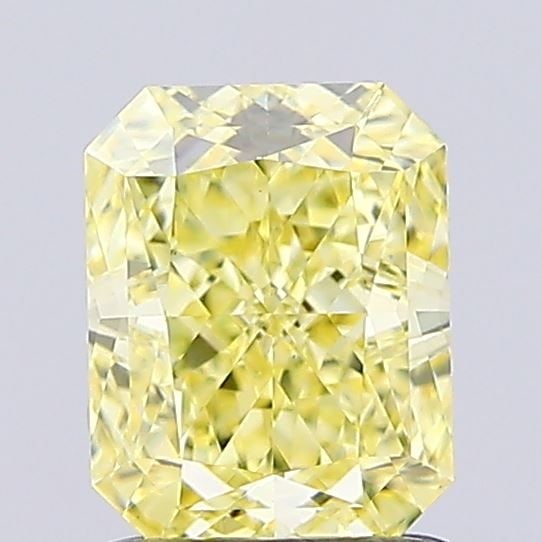 Loose Diamond - RADIANT 1.13ct Fancy Yellow VS1: Loose Diamond - RADIANT 1.13ct Fancy Yellow VS1 Source: This is a real non-mined Diamond that has been grown in a lab Shape: RADIANT Carats: 1.13 Color: Fancy Yellow Certification: IGI Video: