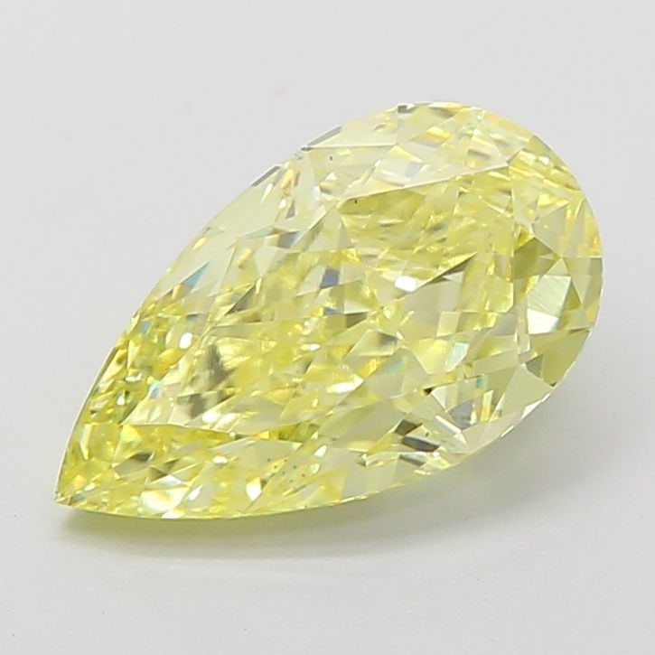 Loose Diamond - PEAR 3.03ct Fancy Intense Yellow VS1: Loose Diamond - PEAR 3.03ct Fancy Intense Yellow VS1 Source: This is a real non-mined Diamond that has been grown in a lab Shape: PEAR Carats: 3.03 Color: Fancy Intense Yellow Certification: IGI Video