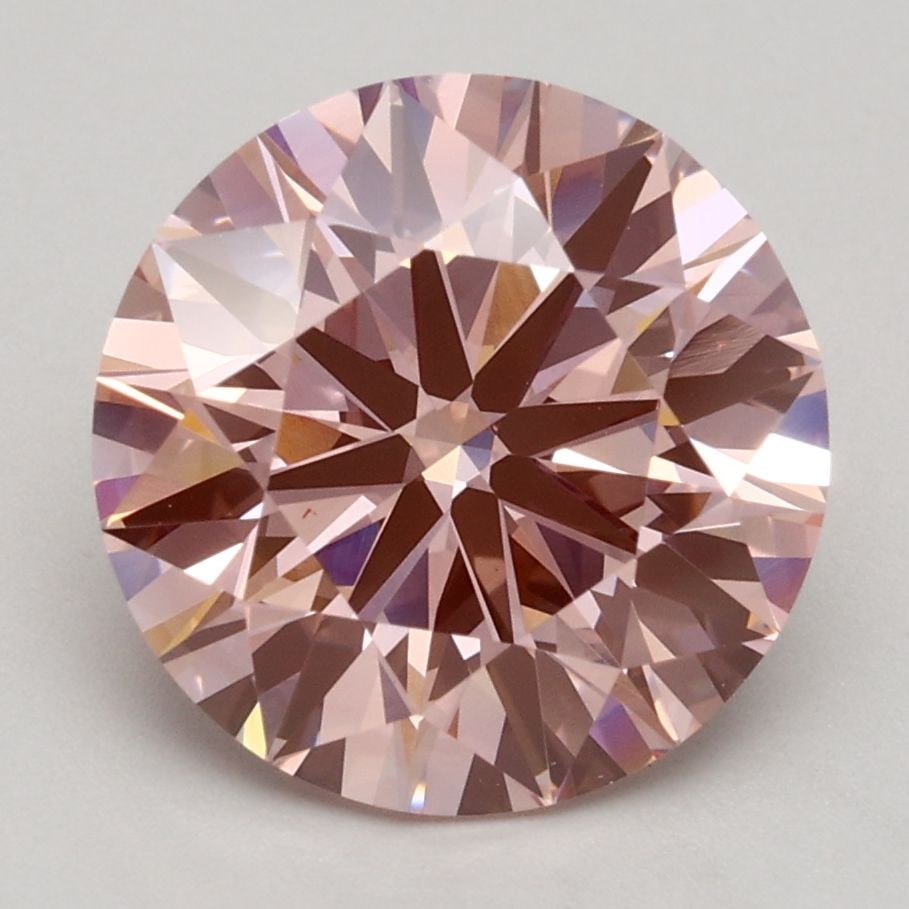 Ideal Loose Diamond - ROUND 2.6ct Fancy Intense Pink VS1: Ideal Loose Diamond - ROUND 2.6ct Fancy Intense Pink VS1 Source: This is a real non-mined Diamond that has been grown in a lab Shape: ROUND Carats: 2.6 Color: Fancy Intense Pink Certification: IGI Vid