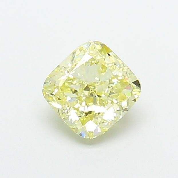 Loose Diamond - CUSHION MODIFIED 1.53ct Fancy Light Yellow VS1: Loose Diamond - CUSHION MODIFIED 1.53ct Fancy Light Yellow VS1 Source: This is a real non-mined Diamond that has been grown in a lab Shape: CUSHION MODIFIED Carats: 1.53 Color: Fancy Light Yellow Cert