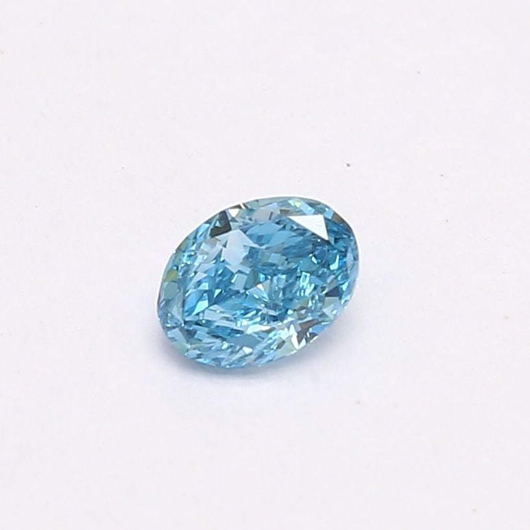 Loose Diamond - OVAL 0.39ct Fancy Vivid Blue VVS2: Loose Diamond - OVAL 0.39ct Fancy Vivid Blue VVS2 Source: This is a real non-mined Diamond that has been grown in a lab Shape: OVAL Carats: 0.39 Color: Fancy Vivid Blue Certification: NONE Video: