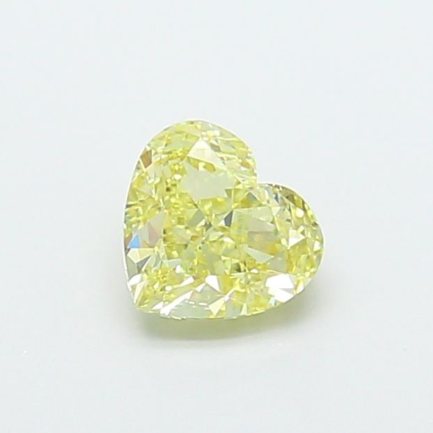 Loose Diamond - HEART 1.01ct Fancy Yellow VS2: Loose Diamond - HEART 1.01ct Fancy Yellow VS2 Source: This is a real non-mined Diamond that has been grown in a lab Shape: HEART Carats: 1.01 Color: Fancy Yellow Certification: IGI Video:
