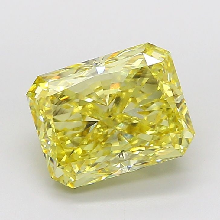 Loose Diamond - RADIANT 5.01ct Fancy Intense Yellow VS2: Loose Diamond - RADIANT 5.01ct Fancy Intense Yellow VS2 Source: This is a real non-mined Diamond that has been grown in a lab Shape: RADIANT Carats: 5.01 Color: Fancy Intense Yellow Certification: IGI