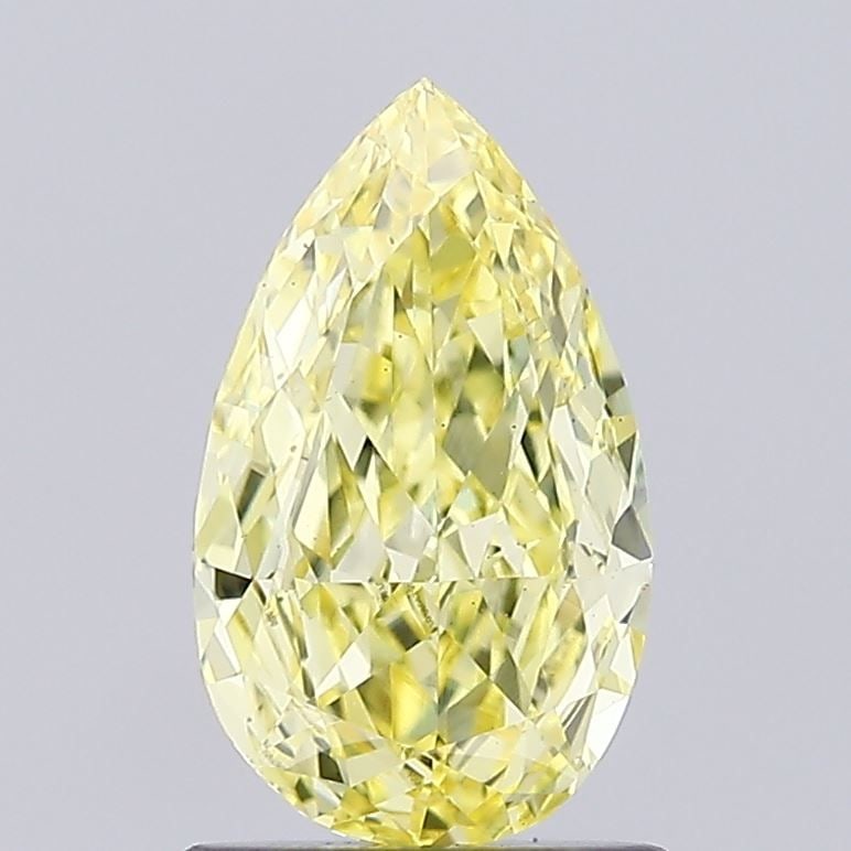 Loose Diamond - PEAR 1.15ct Fancy Intense Yellow VS1: Loose Diamond - PEAR 1.15ct Fancy Intense Yellow VS1 Source: This is a real non-mined Diamond that has been grown in a lab Shape: PEAR Carats: 1.15 Color: Fancy Intense Yellow Certification: IGI Video