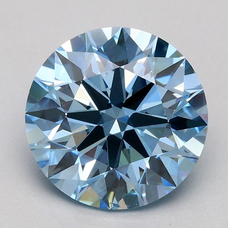 Ideal Loose Diamond - ROUND 1.55ct Fancy Intense Blue SI1: Ideal Loose Diamond - ROUND 1.55ct Fancy Intense Blue SI1 Source: This is a real non-mined Diamond that has been grown in a lab Shape: ROUND Carats: 1.55 Color: Fancy Intense Blue Certification: IGI V