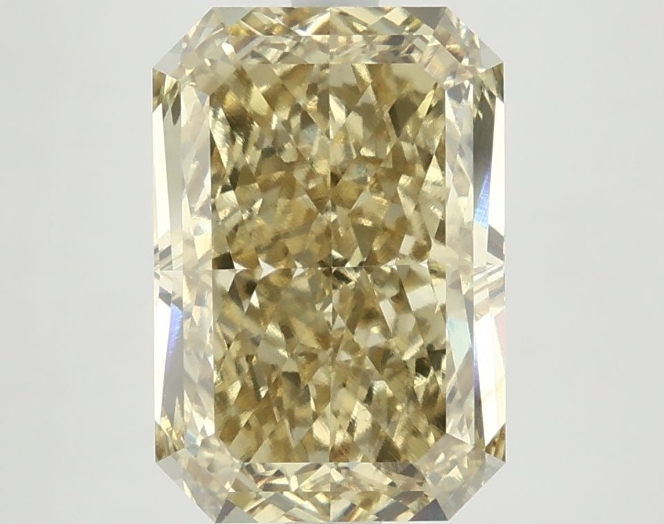 Loose Diamond - RADIANT 5.18ct Fancy Vivid Yellow VS2: Loose Diamond - RADIANT 5.18ct Fancy Vivid Yellow VS2 Source: This is a real non-mined Diamond that has been grown in a lab Shape: RADIANT Carats: 5.18 Color: Fancy Vivid Yellow Certification: NONE Vi