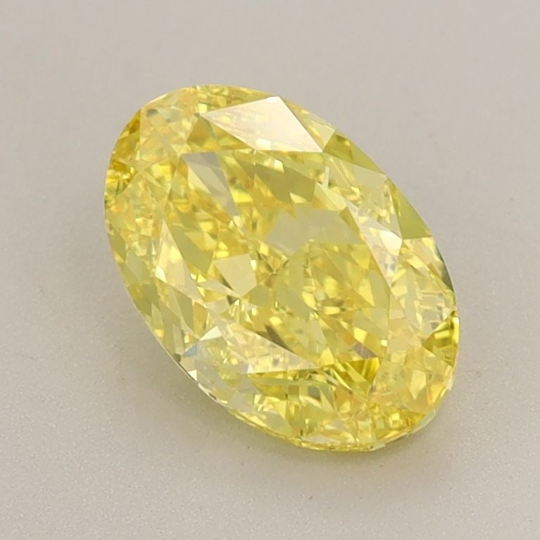 Loose Diamond - OVAL 1.41ct Fancy Vivid Yellow VVS2: Loose Diamond - OVAL 1.41ct Fancy Vivid Yellow VVS2 Source: This is a real non-mined Diamond that has been grown in a lab Shape: OVAL Carats: 1.41 Color: Fancy Vivid Yellow Certification: IGI Video: