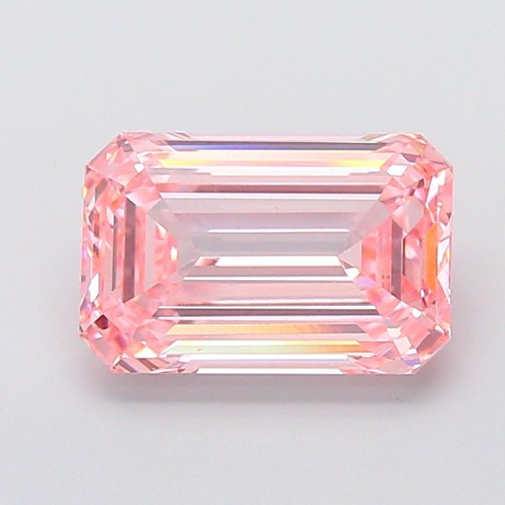 Loose Diamond - EMERALD 5.01ct Fancy Intense Pink VS2: Loose Diamond - EMERALD 5.01ct Fancy Intense Pink VS2 Source: This is a real non-mined Diamond that has been grown in a lab Shape: EMERALD Carats: 5.01 Color: Fancy Intense Pink Certification: IGI Vid