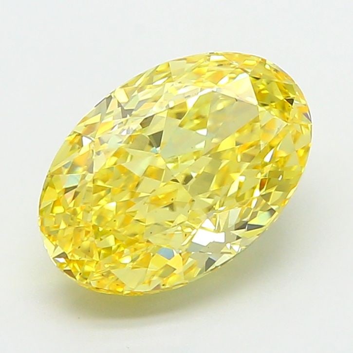 Loose Diamond - OVAL 3.01ct Fancy Intense Yellow VS1: Loose Diamond - OVAL 3.01ct Fancy Intense Yellow VS1 Source: This is a real non-mined Diamond that has been grown in a lab Shape: OVAL Carats: 3.01 Color: Fancy Intense Yellow Certification: IGI Video