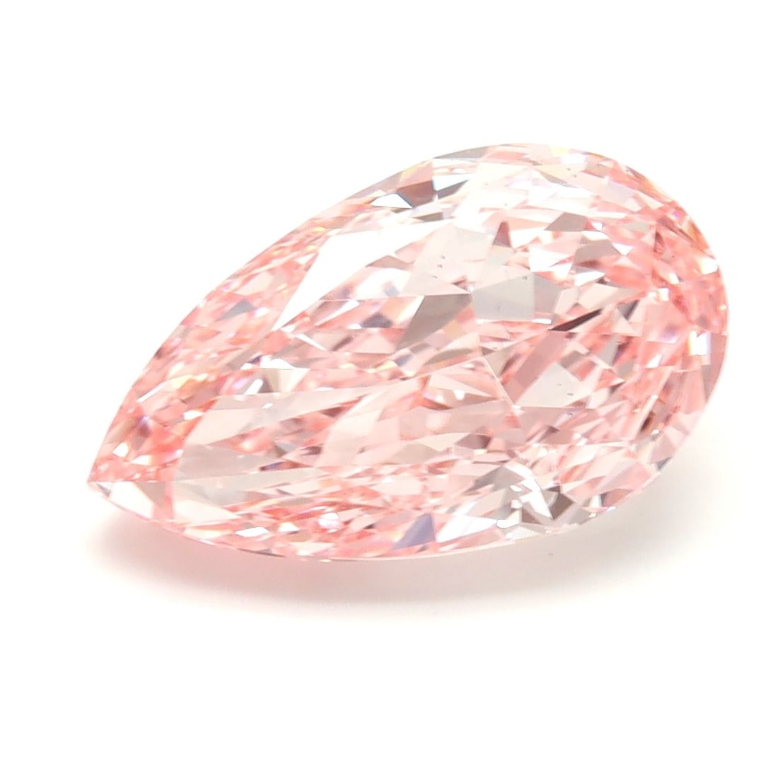 Loose Diamond - PEAR 4.52ct Fancy Vivid Pink VS1: Loose Diamond - PEAR 4.52ct Fancy Vivid Pink VS1 Source: This is a real non-mined Diamond that has been grown in a lab Shape: PEAR Carats: 4.52 Color: Fancy Vivid Pink Certification: IGI Video: