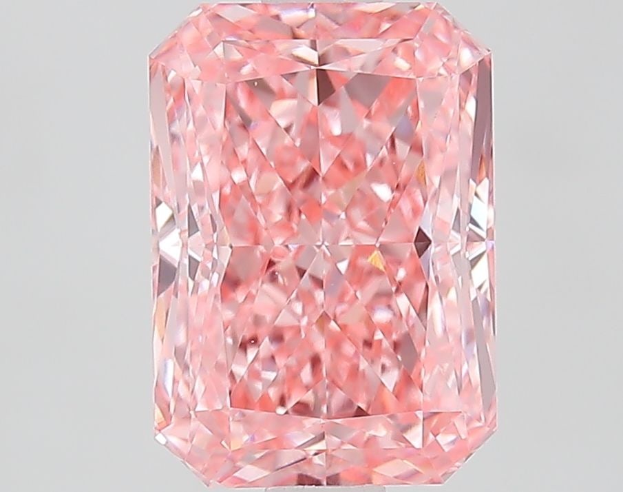 Loose Diamond - RADIANT 2.09ct Fancy Vivid Pink VVS2: Loose Diamond - RADIANT 2.09ct Fancy Vivid Pink VVS2 Source: This is a real non-mined Diamond that has been grown in a lab Shape: RADIANT Carats: 2.09 Color: Fancy Vivid Pink Certification: IGI