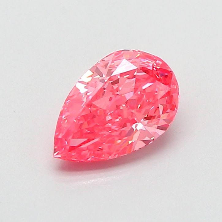 Loose Diamond - PEAR 1.09ct Fancy Vivid Pink VVS1: Loose Diamond - PEAR 1.09ct Fancy Vivid Pink VVS1 Source: This is a real non-mined Diamond that has been grown in a lab Shape: PEAR Carats: 1.09 Color: Fancy Vivid Pink Certification: IGI Video: