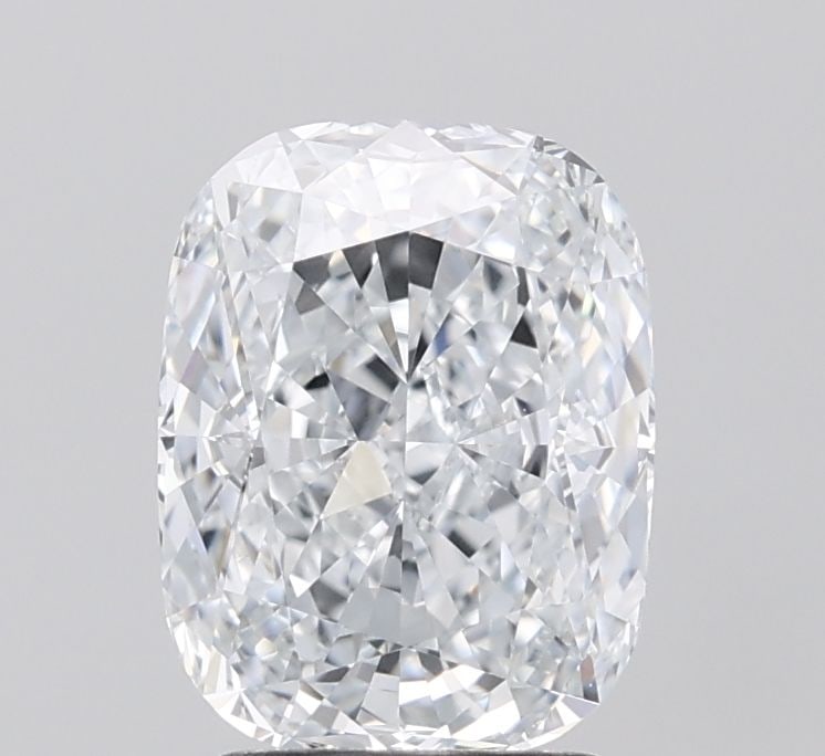 Loose Diamond - CUSHION MODIFIED 2.52ct E VS1: Loose Diamond - CUSHION MODIFIED 2.52ct E VS1 Source: This is a real non-mined Diamond that has been grown in a lab Shape: CUSHION MODIFIED Carats: 2.52 Color: E Clarity: VS1 Certification: IGI Video: