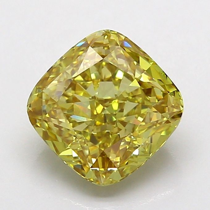 Loose Diamond - CUSHION MODIFIED 2.1ct Fancy Brownish Yellow VVS2: Loose Diamond - CUSHION MODIFIED 2.1ct Fancy Brownish Yellow VVS2 Source: This is a real non-mined Diamond that has been grown in a lab Shape: CUSHION MODIFIED Carats: 2.1 Color: Fancy Brownish Yellow