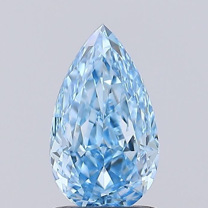Loose Diamond - PEAR 1.3ct Fancy Vivid Blue VVS1: Loose Diamond - PEAR 1.3ct Fancy Vivid Blue VVS1 Source: This is a real non-mined Diamond that has been grown in a lab Shape: PEAR Carats: 1.3 Color: Fancy Vivid Blue Certification: IGI Video: Video