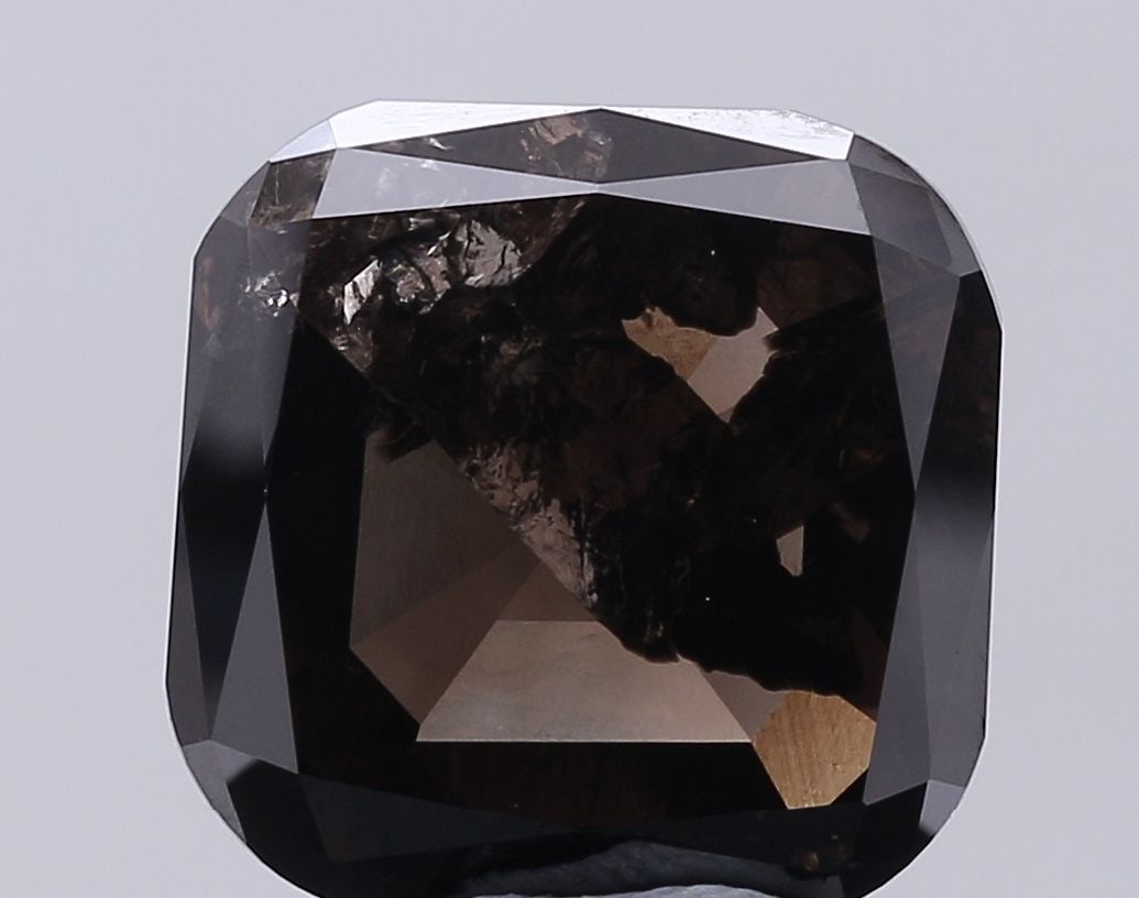 Loose Diamond - SQUARE RADIANT 9.2ct Fancy Brown I2 (1 of 1)