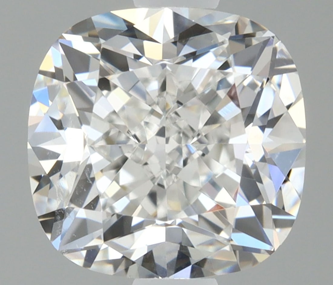 Loose Diamond - CUSHION MODIFIED 1.66ct E VVS2: Loose Diamond - CUSHION MODIFIED 1.66ct E VVS2 Source: This is a real non-mined Diamond that has been grown in a lab Shape: CUSHION MODIFIED Carats: 1.66 Color: E Clarity: VVS2 Certification: IGI Vide