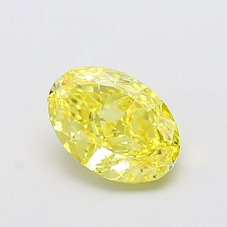 Loose Diamond - OVAL 2.27ct Fancy Intense Yellow VS2: Loose Diamond - OVAL 2.27ct Fancy Intense Yellow VS2 Source: This is a real non-mined Diamond that has been grown in a lab Shape: OVAL Carats: 2.27 Color: Fancy Intense Yellow Certification: IGI