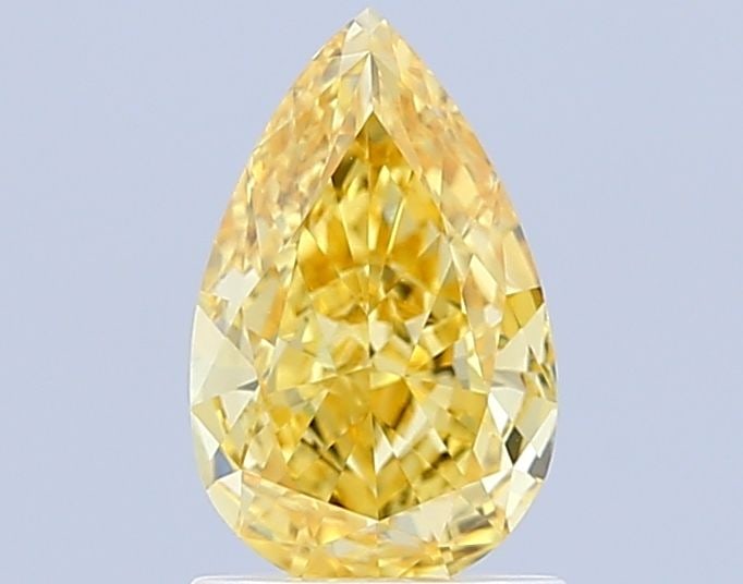 Loose Diamond - PEAR 1.25ct Fancy Intense Yellow VVS2: Loose Diamond - PEAR 1.25ct Fancy Intense Yellow VVS2 Source: This is a real non-mined Diamond that has been grown in a lab Shape: PEAR Carats: 1.25 Color: Fancy Intense Yellow Certification: IGI