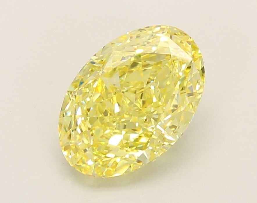 Loose Diamond - OVAL 2.56ct Fancy Intense Yellow VVS2: Loose Diamond - OVAL 2.56ct Fancy Intense Yellow VVS2 Source: This is a real non-mined Diamond that has been grown in a lab Shape: OVAL Carats: 2.56 Color: Fancy Intense Yellow Certification: IGI Vide