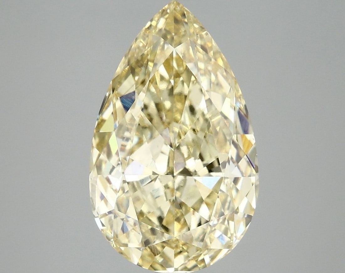 Loose Diamond - PEAR 5.1ct Fancy Yellow VS1: Loose Diamond - PEAR 5.1ct Fancy Yellow VS1 Source: This is a real non-mined Diamond that has been grown in a lab Shape: PEAR Carats: 5.1 Color: Fancy Yellow Certification: IGI Video: