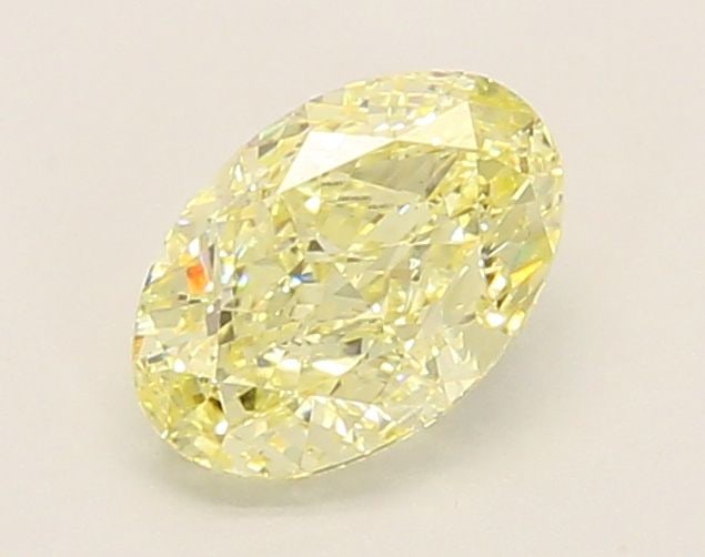 Loose Diamond - OVAL 1.03ct Fancy Light Yellow VVS2: Loose Diamond - OVAL 1.03ct Fancy Light Yellow VVS2 Source: This is a real non-mined Diamond that has been grown in a lab Shape: OVAL Carats: 1.03 Color: Fancy Light Yellow Certification: IGI Video: