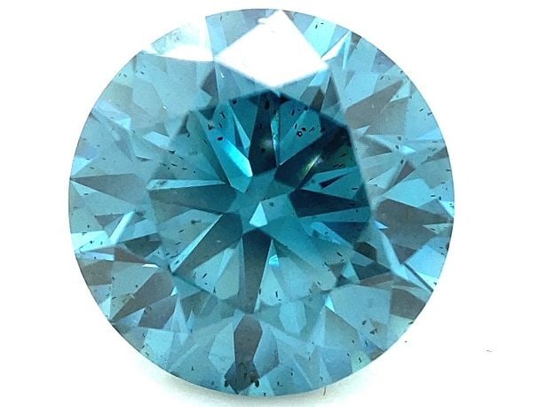 Loose Diamond - ROUND 2.88ct Fancy Vivid Blue SI1 (1 of 1)