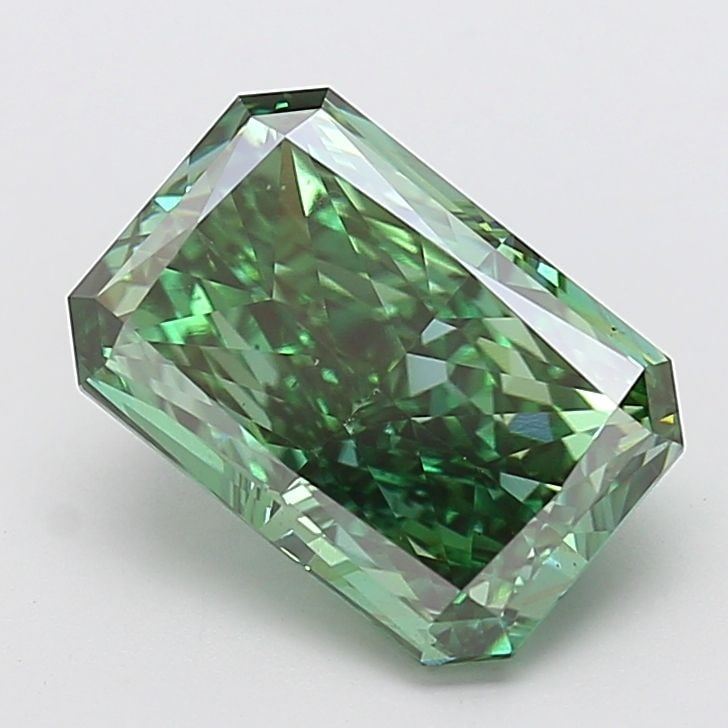Loose Diamond - RADIANT 5.04ct Fancy Vivid Green VS1 (1 of 1)