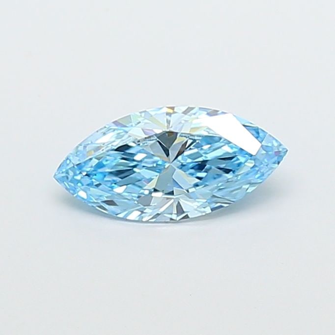 Loose Diamond - MARQUISE 1.08ct Fancy Vivid Blue VS1: Loose Diamond - MARQUISE 1.08ct Fancy Vivid Blue VS1 Source: This is a real non-mined Diamond that has been grown in a lab Shape: MARQUISE Carats: 1.08 Color: Fancy Vivid Blue Certification: IGI