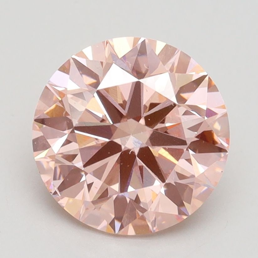 Ideal Loose Diamond - ROUND 2.3ct Fancy Intense Pink VS2: Ideal Loose Diamond - ROUND 2.3ct Fancy Intense Pink VS2 Source: This is a real non-mined Diamond that has been grown in a lab Shape: ROUND Carats: 2.3 Color: Fancy Intense Pink Certification: IGI Vid