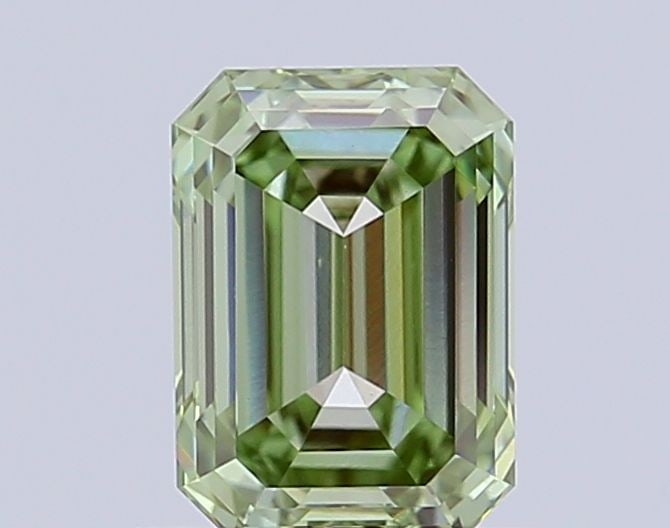 Loose Diamond - EMERALD 1.03ct Fancy Vivid Green VS1: Loose Diamond - EMERALD 1.03ct Fancy Vivid Green VS1 Source: This is a real non-mined Diamond that has been grown in a lab Shape: EMERALD Carats: 1.03 Color: Fancy Vivid Green Certification: IGI