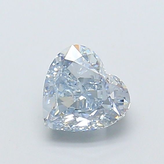 Loose Diamond - HEART 1.03ct Fancy Light Gray Blue VVS2: Loose Diamond - HEART 1.03ct Fancy Light Gray Blue VVS2 Source: This is a real non-mined Diamond that has been grown in a lab Shape: HEART Carats: 1.03 Color: Fancy Light Gray Blue Certification: IGI 