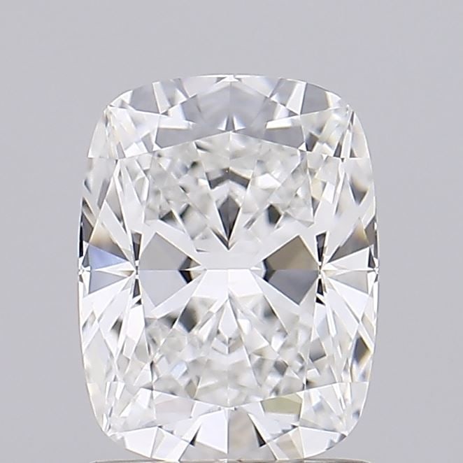 Loose Diamond - CUSHION BRILLIANT 1.52ct E VVS1: Loose Diamond - CUSHION BRILLIANT 1.52ct E VVS1 Source: This is a real non-mined Diamond that has been grown in a lab Shape: CUSHION BRILLIANT Carats: 1.52 Color: E Clarity: VVS1 Certification: GCAL V