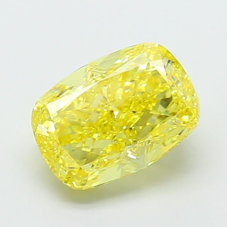 Loose Diamond - CUSHION MODIFIED 3.51ct Fancy Vivid Yellow VS1: Loose Diamond - CUSHION MODIFIED 3.51ct Fancy Vivid Yellow VS1 Source: This is a real non-mined Diamond that has been grown in a lab Shape: CUSHION MODIFIED Carats: 3.51 Color: Fancy Vivid Yellow Cert