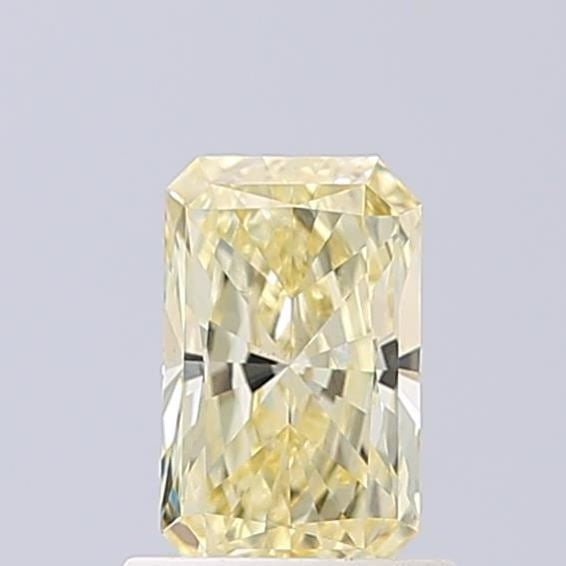 Loose Diamond - RADIANT 0.87ct Fancy Yellow VVS2: Loose Diamond - RADIANT 0.87ct Fancy Yellow VVS2 Source: This is a real non-mined Diamond that has been grown in a lab Shape: RADIANT Carats: 0.87 Color: Fancy Yellow Certification: IGI Video: