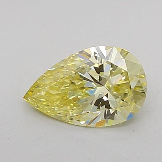 Loose Diamond - PEAR 0.57ct Fancy Vivid Yellow VVS2: Loose Diamond - PEAR 0.57ct Fancy Vivid Yellow VVS2 Source: This is a real non-mined Diamond that has been grown in a lab Shape: PEAR Carats: 0.57 Color: Fancy Vivid Yellow Certification: NONE Video: