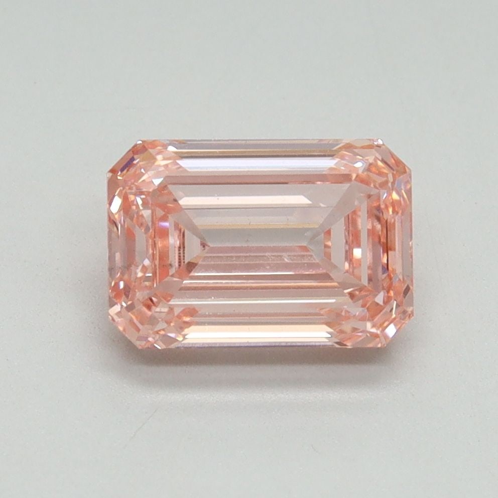 Loose Diamond - EMERALD 1.8ct Fancy Vivid Pink VS2: Loose Diamond - EMERALD 1.8ct Fancy Vivid Pink VS2 Source: This is a real non-mined Diamond that has been grown in a lab Shape: EMERALD Carats: 1.8 Color: Fancy Vivid Pink Certification: IGI Video: