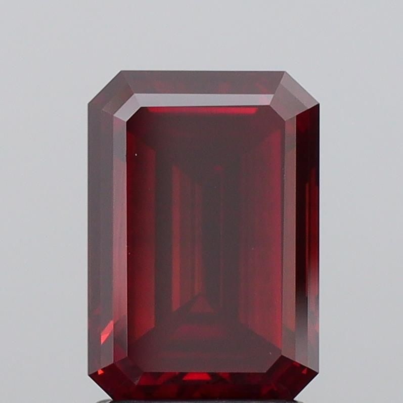 Loose Diamond - EMERALD 2.44ct Fancy Deep Pink VS2: Loose Diamond - EMERALD 2.44ct Fancy Deep Pink VS2 Source: This is a real non-mined Diamond that has been grown in a lab Shape: EMERALD Carats: 2.44 Color: Fancy Deep Pink Certification: IGI Video: