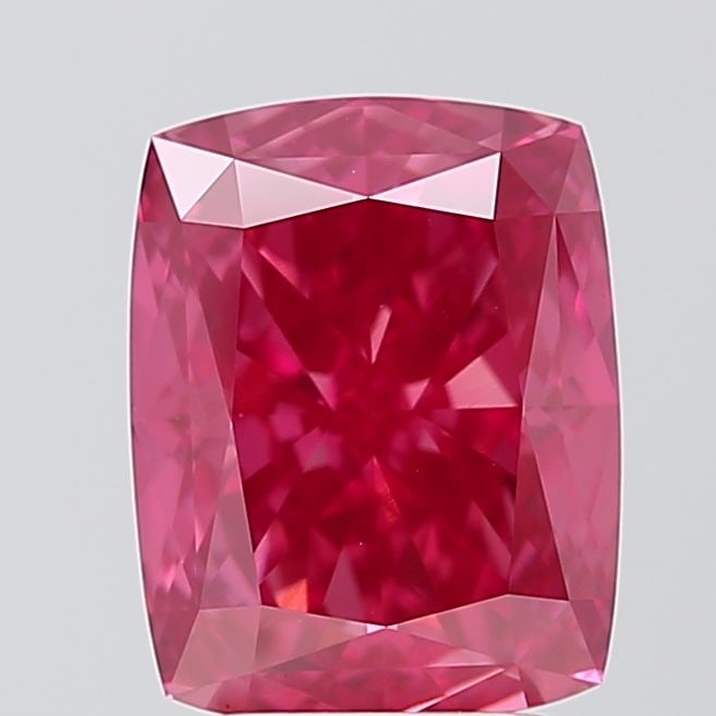 Loose Diamond - CUSHION MODIFIED 4.24ct Fancy Vivid Pink VVS2: Loose Diamond - CUSHION MODIFIED 4.24ct Fancy Vivid Pink VVS2 Source: This is a real non-mined Diamond that has been grown in a lab Shape: CUSHION MODIFIED Carats: 4.24 Color: Fancy Vivid Pink Certifi